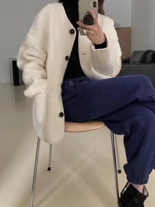 百分百羊毛外套，新色好看图片