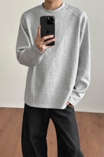 春季新款拼接长袖T恤潮流休闲解构正肩圆领男C64111-TP15不，男装T恤，电商A102