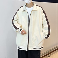 潮流春季新款标准棒球领ins夹克潮长袖外穿夹克JS7305P52，男装夹克，星座1116-2