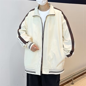 潮流春季新款标准棒球领ins夹克潮长袖外穿夹克JS7305P52图片