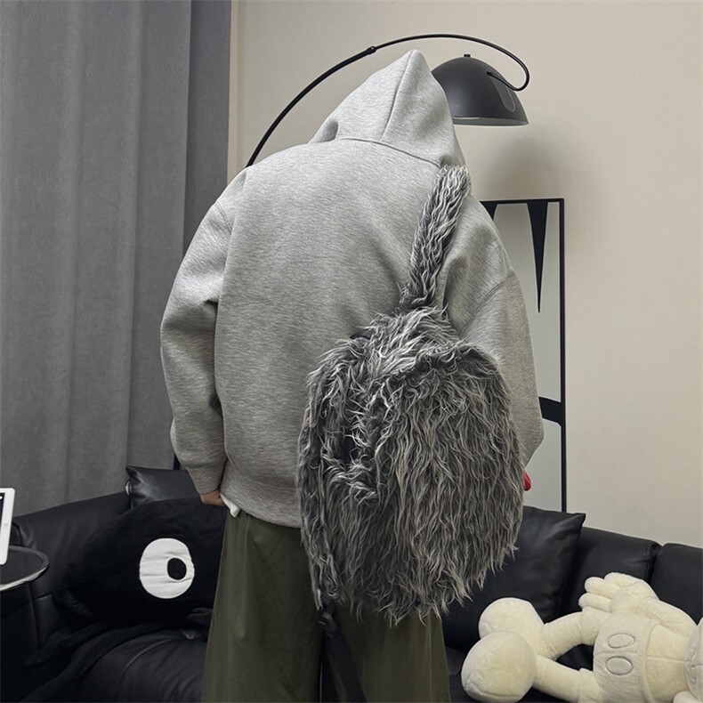 抖音得物高品质二开350克秋冬双头双拉链卫衣开衫外套W74,男装卫衣,电商A486-1