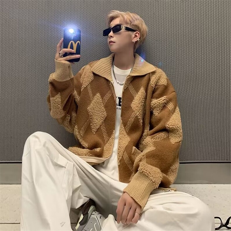 美式毛衣男慵懒风休闲针织衫M5632P65,男装针织衫/毛衣,星座1116-2