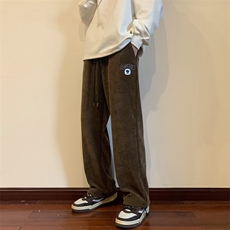 秋冬重磅欧棉绒刺绣休闲裤大码M~5XLXZ604-KG48-P55控68，男装休闲裤，星座604