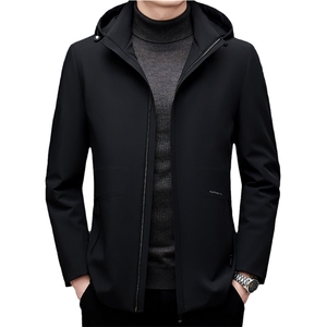 新款羽绒服爸爸装可脱卸内胆防寒服中年休闲外套MNSAY7015-P385图片