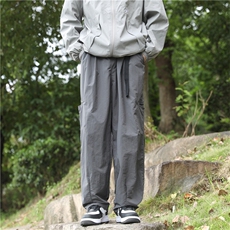 山系直筒防水登山工装裤男高街ins潮牌宽松休闲长裤K7414-P37，男装休闲裤，星座512-3