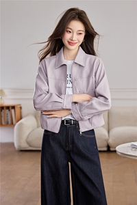 现货BAO款海宁皮衣外套女款2026新款短款春秋高级感小个子皮夹克图片