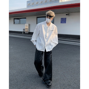 25春夏男士设计加厚感解构白衬衫CS57-P78图片
