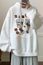 连帽卫衣男大码运动服帽衫外套WY2282-P35加绒款-P40，男装卫衣，电商A040