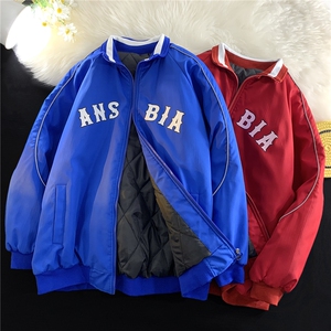 港风新品 反光宽松男士棉衣韩版百搭情侣棉服冬装外套G1030 P118图片