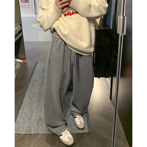 秋冬加绒加厚缉明线弯刀卫裤 XZ604-K125JR-P50控78图片