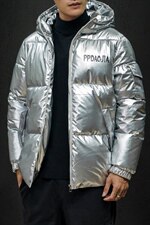 2021冬季新日系马切达大码男亮面包服保暖连帽棉衣棉袄M737-P75，男装棉衣，电商A001