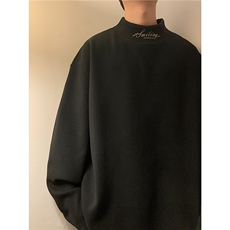 秋冬半高领德绒长袖T恤打底衫DS-B219A-DR001-P25，男装T恤，电商B219A