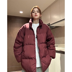90羽绒服冬季加厚保暖立领短款宽松白鸭绒外套A436-0021-P180，男装羽绒服，电商A436