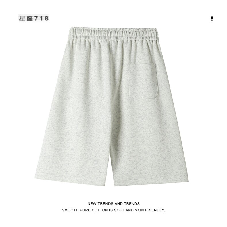 美式运动短裤夏季华棉宽松弹力五分裤针织休闲裤子XD1751特批35,男装休闲裤,星座718