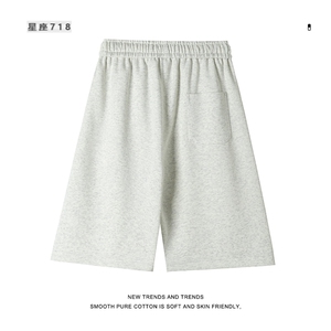 美式运动短裤夏季华棉宽松弹力五分裤针织休闲裤子 XD1751特批35图片