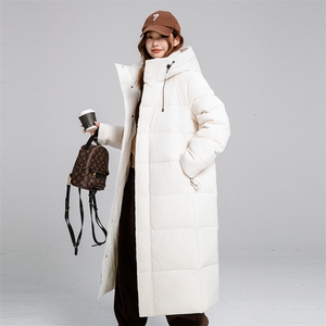 现货秒发2024BAO款新款韩版加厚羽绒棉服棉衣防寒长款外套御寒服图片