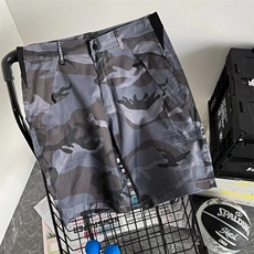男夏季潮流时尚休闲短裤工装裤棉料迷彩裤子D1559P35，男装休闲裤，星座1116-2