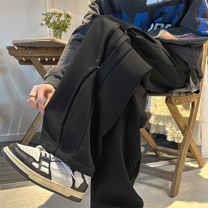 B266-C09-P55 23春季新款设计宽松立体解构休闲长裤图片