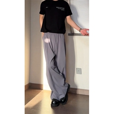 现货冰丝裤速干裤男美式垂坠感痞帅感休闲裤阔腿513CK12P35，男装休闲裤，星座513