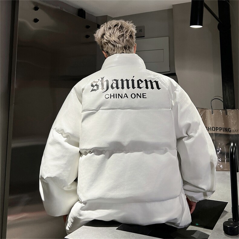 B359-MY8506-特P110限价158美式鳄鱼皮重磅加厚棉衣棉服外套，男装棉衣，电商B359