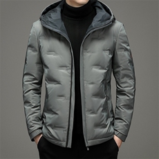 冬装新款短款商务休闲羽绒服中青年男士连帽外套SNNYR86067-P300，男装羽绒服，电商B212（原钱塘6029）