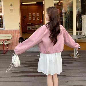 已出货春装新款~麂皮绒外套女 1楼南36-39吾爱衣-A7702-P150-K258图片