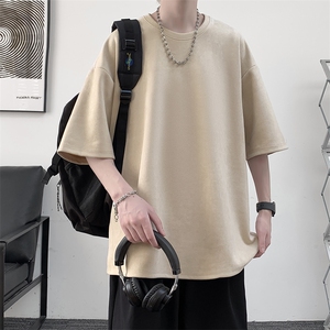麂皮绒短袖t恤男大码半袖男 JD82099-P25图片