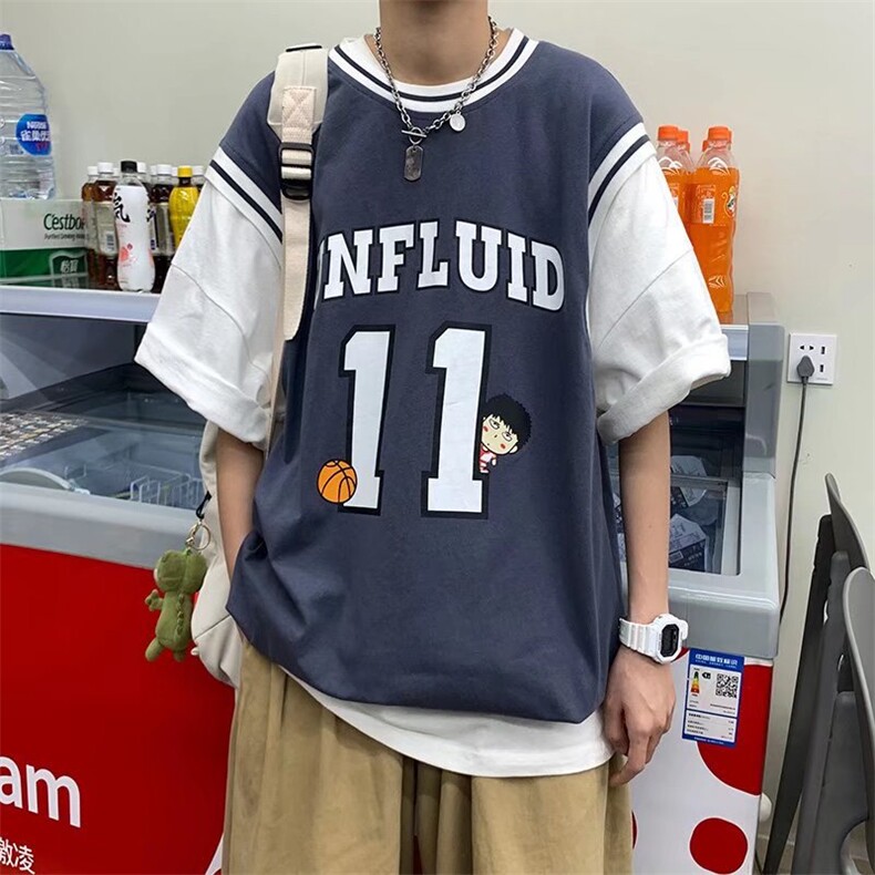 男圆领T恤宽松短袖T4014P24,男装T恤,星座1116-2