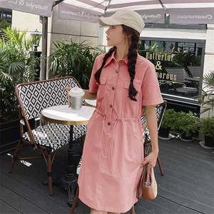 韩版卡其色工装连体裤女2025夏季新款设计感休闲宽松显瘦连衣短裤图片