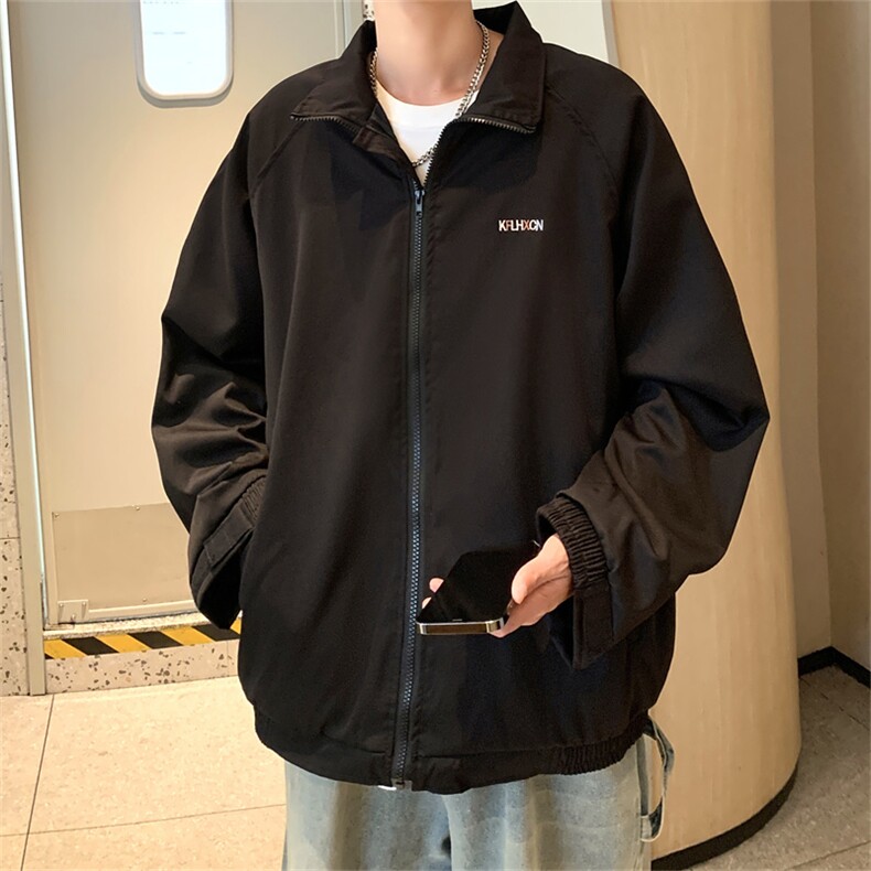Wt190-P50秋季宽松型刺绣夹克外套,男装夹克,星座1501-1