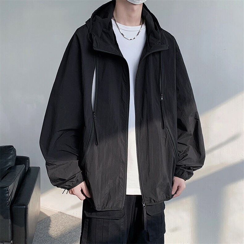 【UPF50+防晒服】X2389-TP4568拉链设计港风防晒薄外套男,男装夹克,电商A102