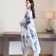 海边旅游度假防晒衣披肩女2025夏季新款防晒衫轻薄透气开衫外搭，女装蕾丝衫/雪纺衫，秀美人生