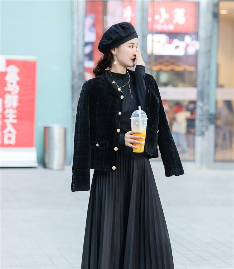 现货加丝绒外套，其它，维多利亚