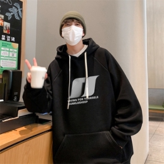 已注册港风重磅华棉得物抖音直播高品质宽松休闲连帽卫衣W5213P40，男装卫衣，电商C408(原B339-1)