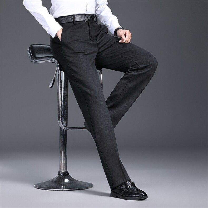 CD6702钱塘2020-2新款中老年男士商务休闲西裤宽松百搭长裤P96,男装休闲裤,钱塘207-2