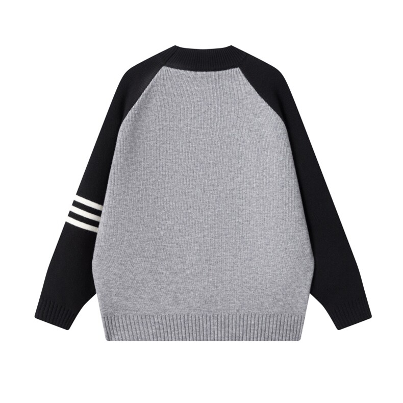 现货高品质得物抖音直播套头三条杠针织毛衣310A-2MYY5023P88,男装针织衫/毛衣,星座310A-2