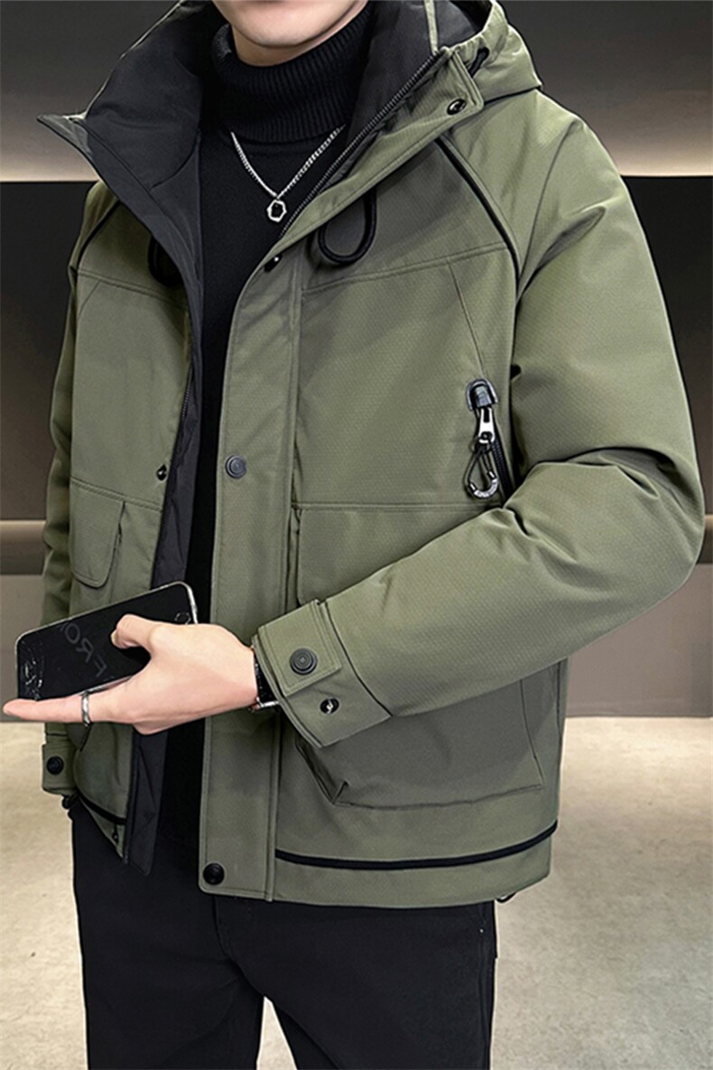 标50绒冲锋衣男士羽绒服冬季2025新款防水A313-88621-P235控298,男装夹克,电商A313