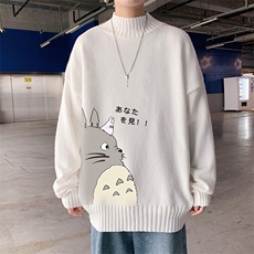 M18150-P45加绒款-P65半高领毛衣男士大码针织衫男毛线衣男，男装针织衫/毛衣，电商A040
