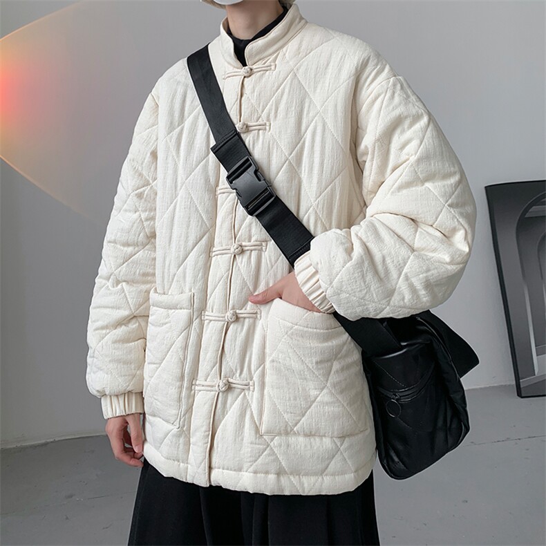 8XL-M特大码风男棉衣加厚唐装男中式棉服立领棉服MY1701P120,男装棉衣,电商D206-1
