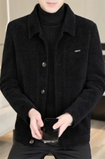 秋冬男士短款翻领毛呢大衣时尚休闲潮流夹克外套D92P145控238，男装毛呢大衣，电商B226
