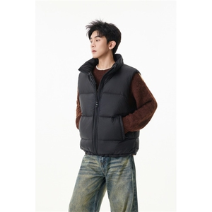 90%绒 新标有报告短款宽松羽绒服马甲上衣 Y981/ P210 现货图片