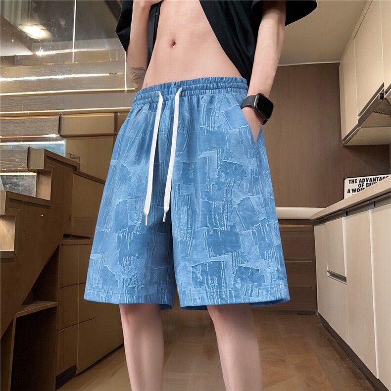5581-P28控39 大码 夏季大码美式休闲短裤五分裤图片