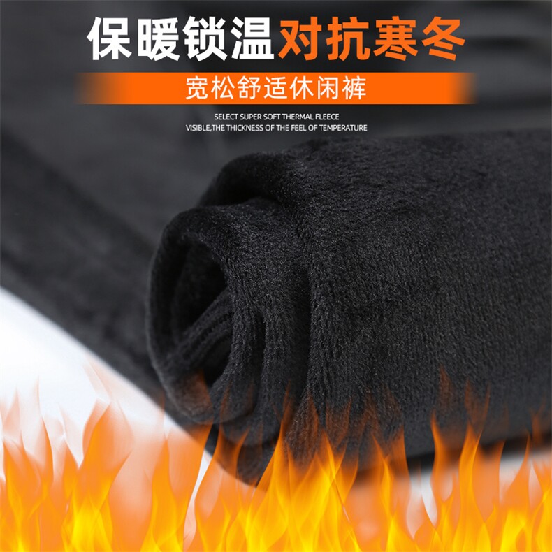 2024裤子男士秋冬厚款阔腿卫裤宽松直筒休闲长裤男款1089-p50外贸,男装休闲裤,星座224-1