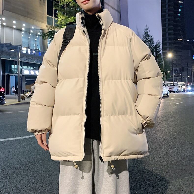 港风2026新品冬季宽松情侣装男装棉衣棉服冬装加厚外套D003-P88图片