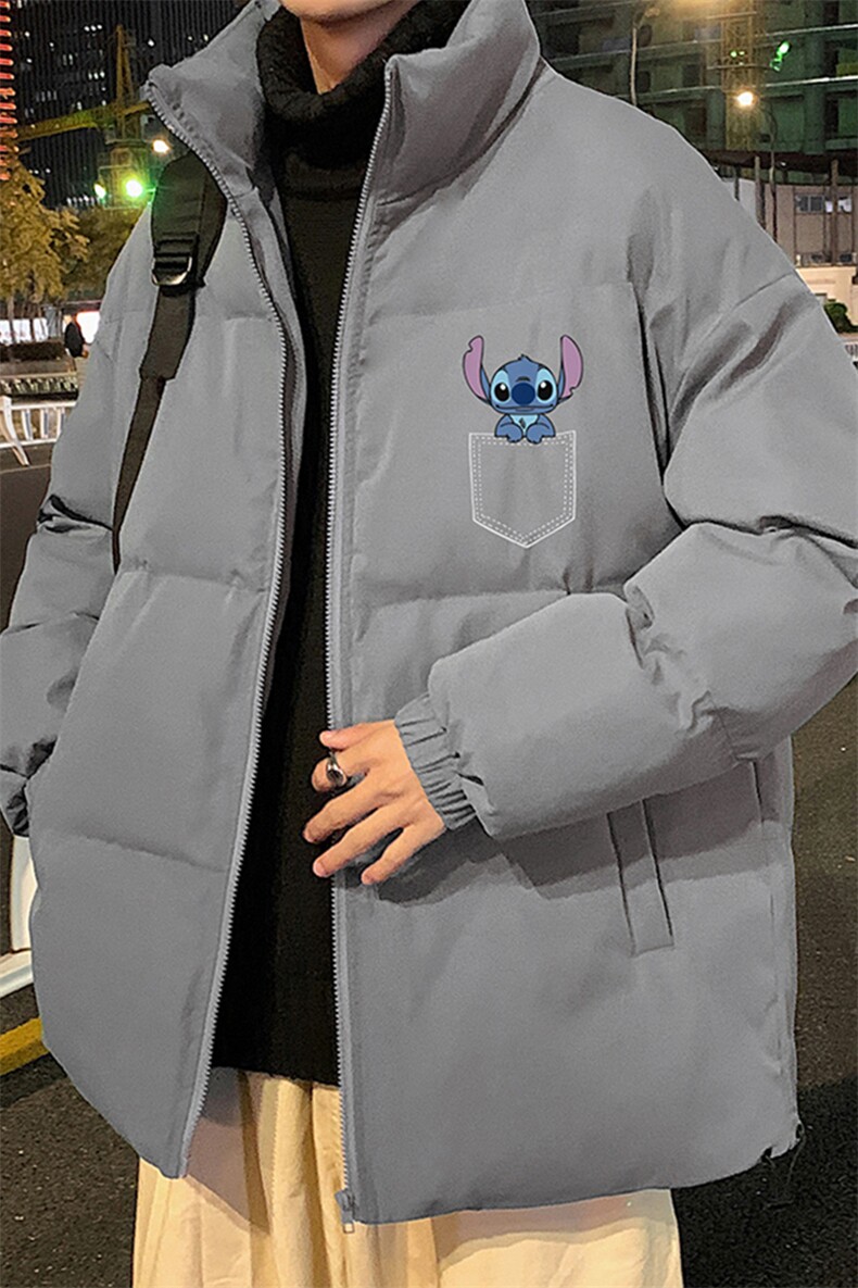 秋冬新款韩版加厚保暖立领宽松棉服外套男MY2057P115控135,男装棉衣,电商A268A
