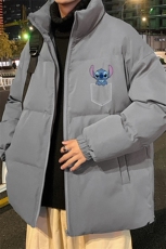 秋冬新款韩版加厚保暖立领宽松棉服外套男MY2057P115控135，男装棉衣，电商A268A