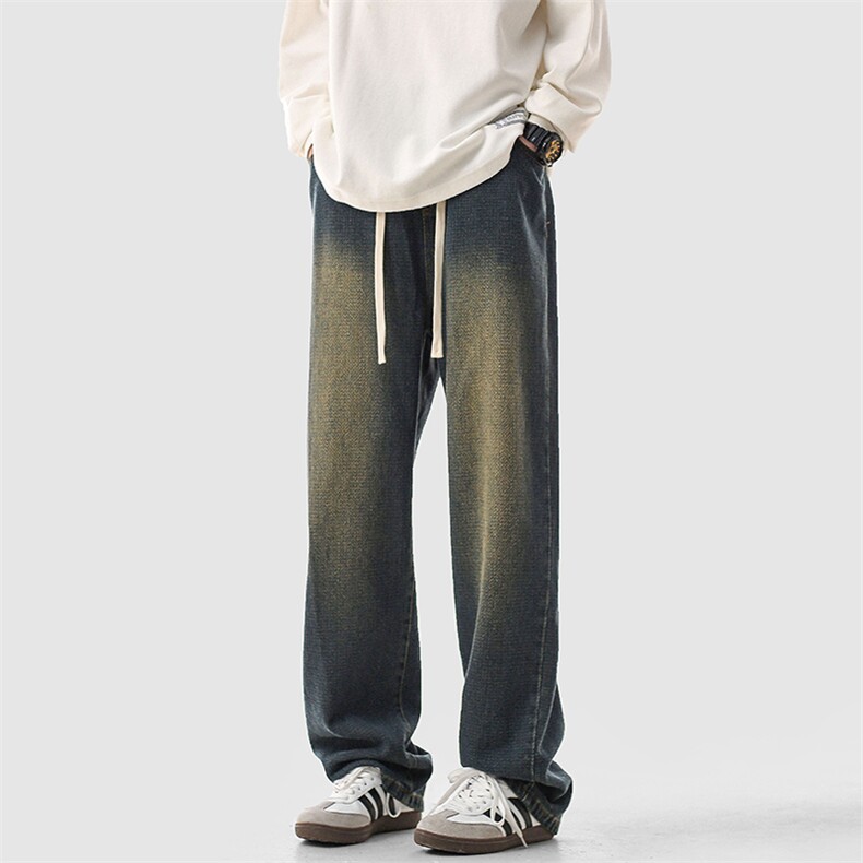 A310-TK850101-P55-X79-成分：70棉30聚酯纤维-星空纹，男装休闲裤，电商A310