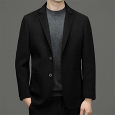 BEN06钱塘2020-2中年男士冬季厚款商务休闲羊毛商务百搭西服P230，男装西服，钱塘207-2