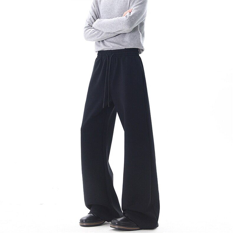 03春新款软糯丝滑空气层卫裤直筒宽松通勤神裤XZ211-1-K2608-P50，男装休闲裤，星座211-1