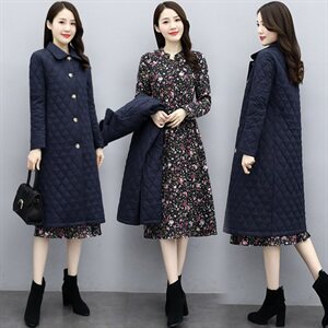 2021新时尚毛呢棉衣套装优雅淑女范气质休闲舒适大气实用图片